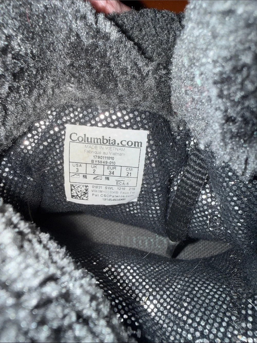 Columbia kids quilted